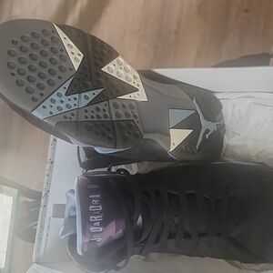 black air jordans  size 11 in men. Gently worn.